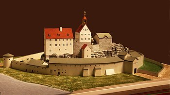 Modell der Burg Dollnstein